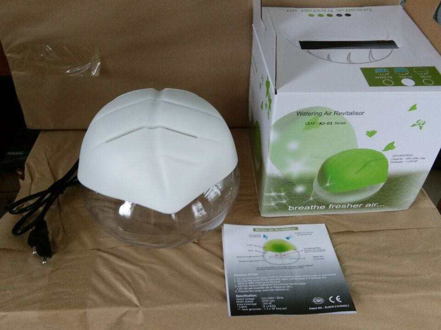 Watering Air Revitalisor Air Purifier Hepa Filter Humidifier