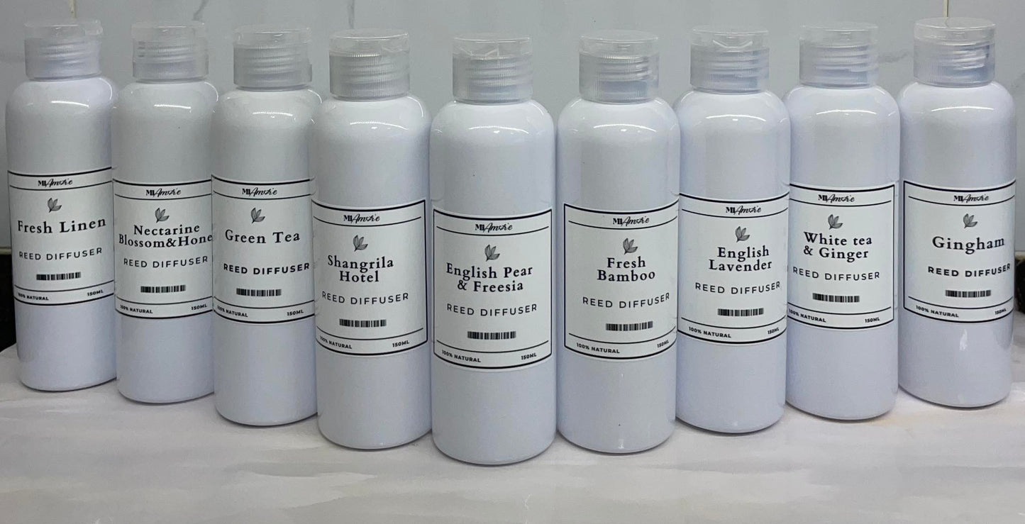 REED DIFFUSER and HANGING DIFFUSER REFILL 150ML PREMIUM QUALITY by Mi Amore