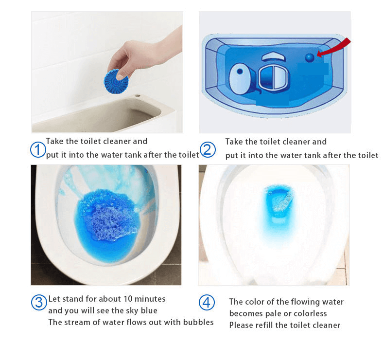 Aroma Cleanse Toilet Bowl Tablet/Cleaner (10pcs per pack) BUY1 Pack and GET1 Pack for Free